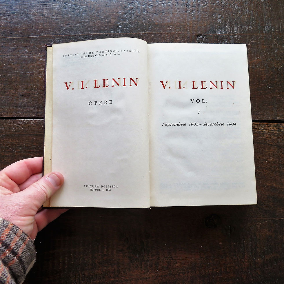 Thumbnail: Book Romania Lenin Opere Vol. 7 1959