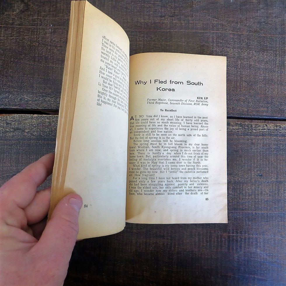 Thumbnail: Book Korea Why We Fled From South Korea 1957