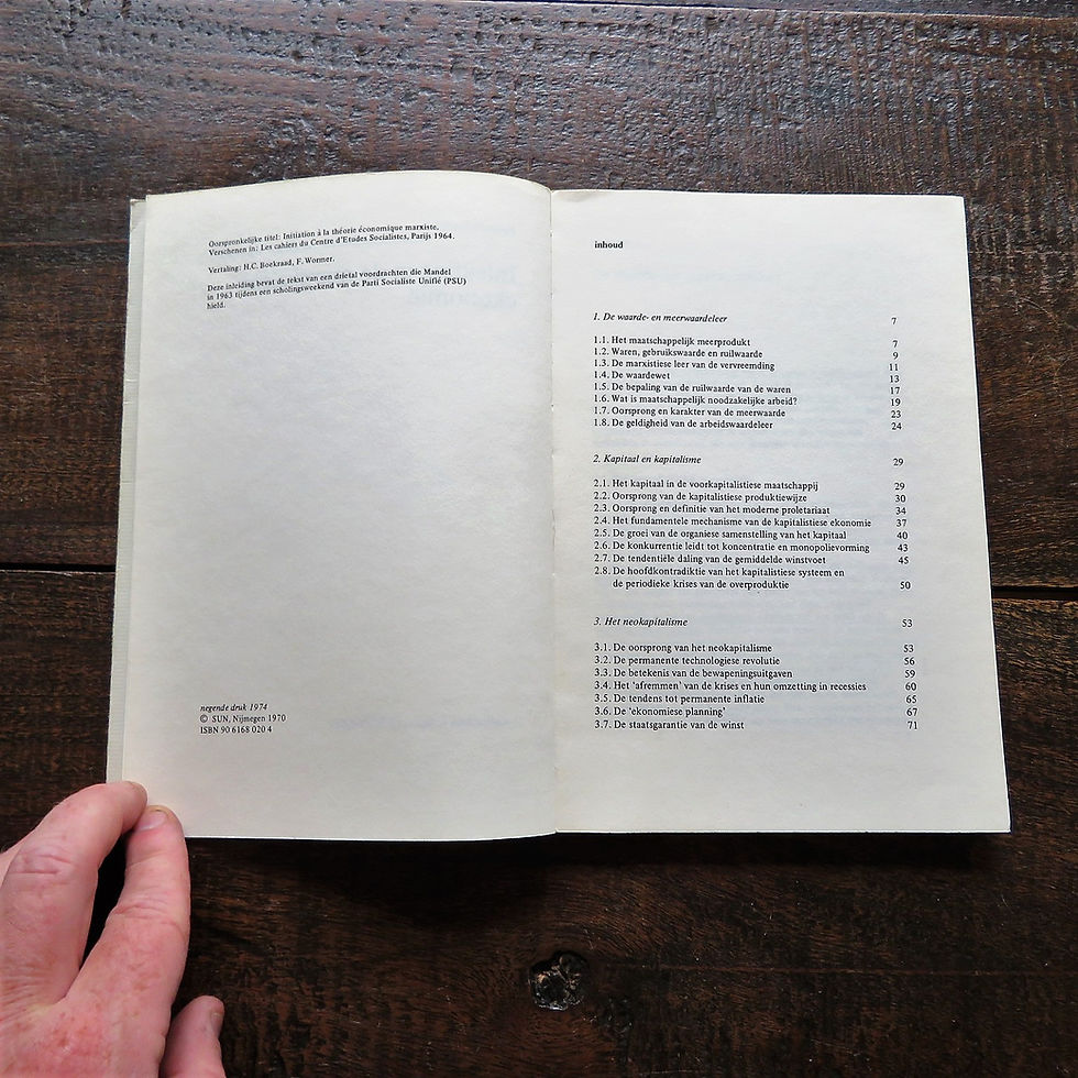 Thumbnail: Book Netherlands Inleiding In De Marxistiese Ekonomie 1974