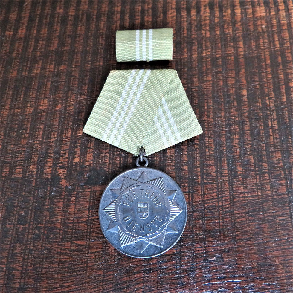 Thumbnail: Medal DDR 10 Years Faithfull Service Ministry Of Interiour