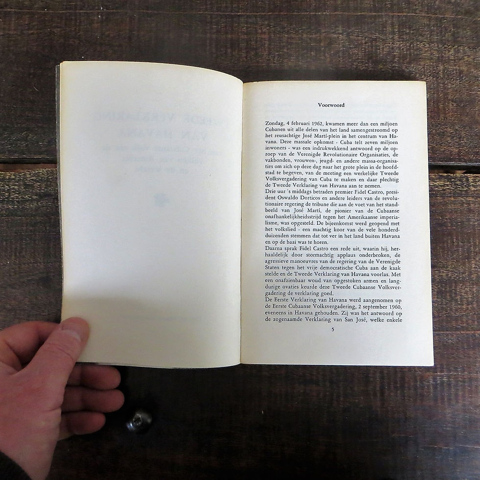 Thumbnail: Books Netherlands Tweede Verklaring Van Havana 1962