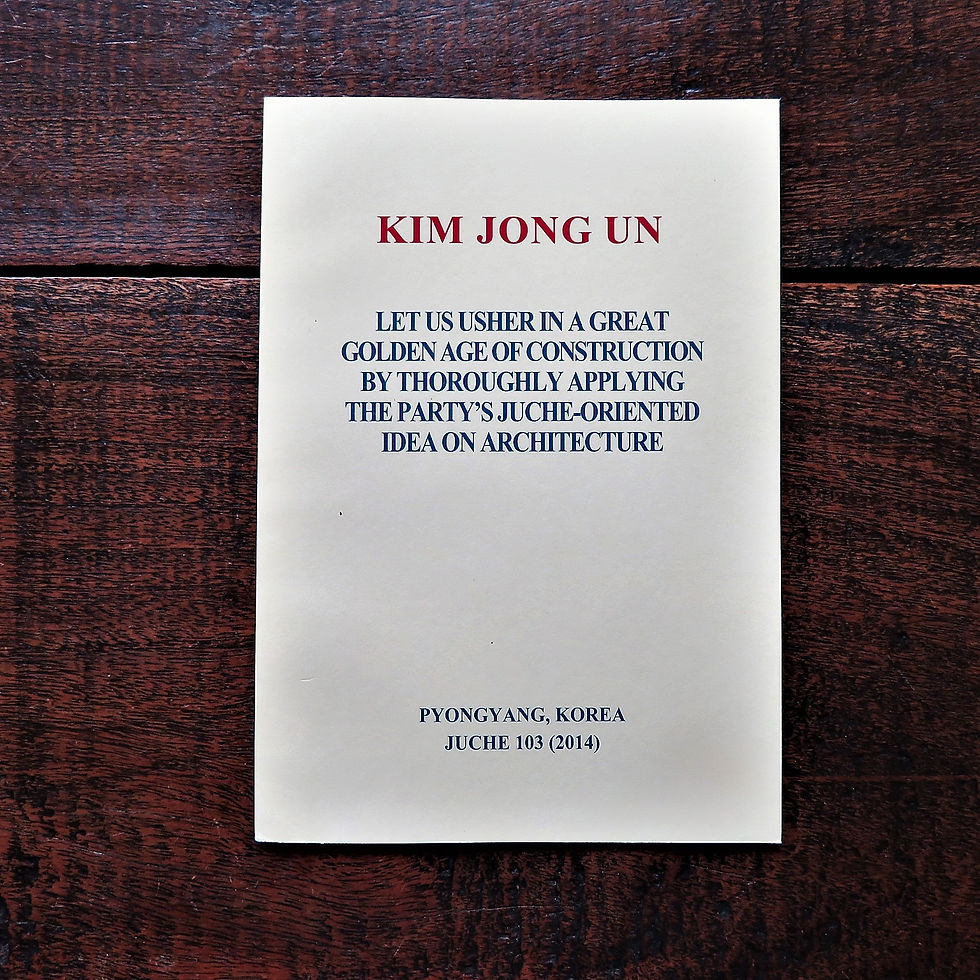 Book Korea Kim Jong Un Let Us Usher In A Great Golden Age Of Construction 2014