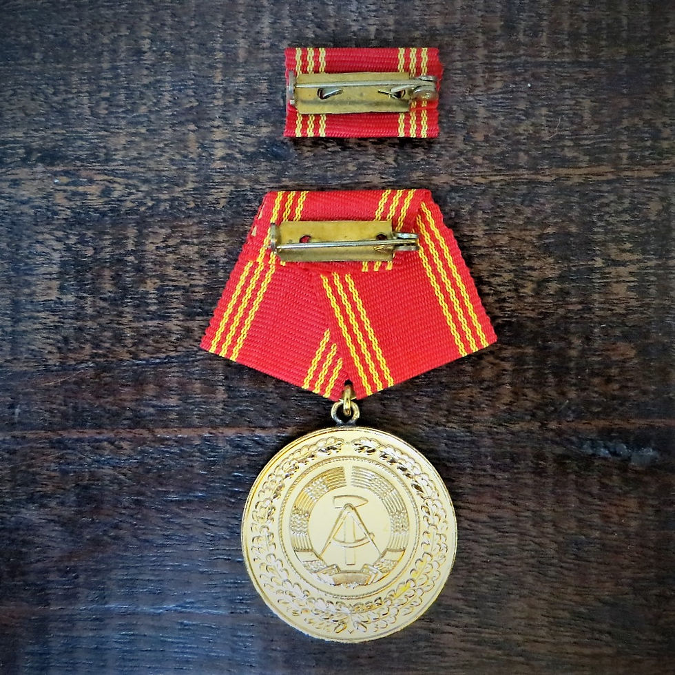 Thumbnail: Medal DDR 30 Years Faithfull Service Ministry Of Interiour