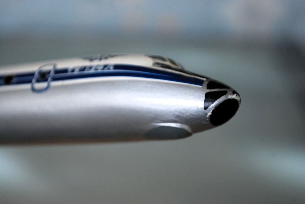 Thumbnail: Desktop Soviet Russia Model Aeroflot Tupolev TU-134 Handmade