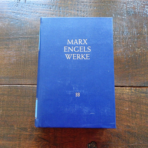 Book DDR Marx Engels Works Vol.33 1976 Propagandaworld