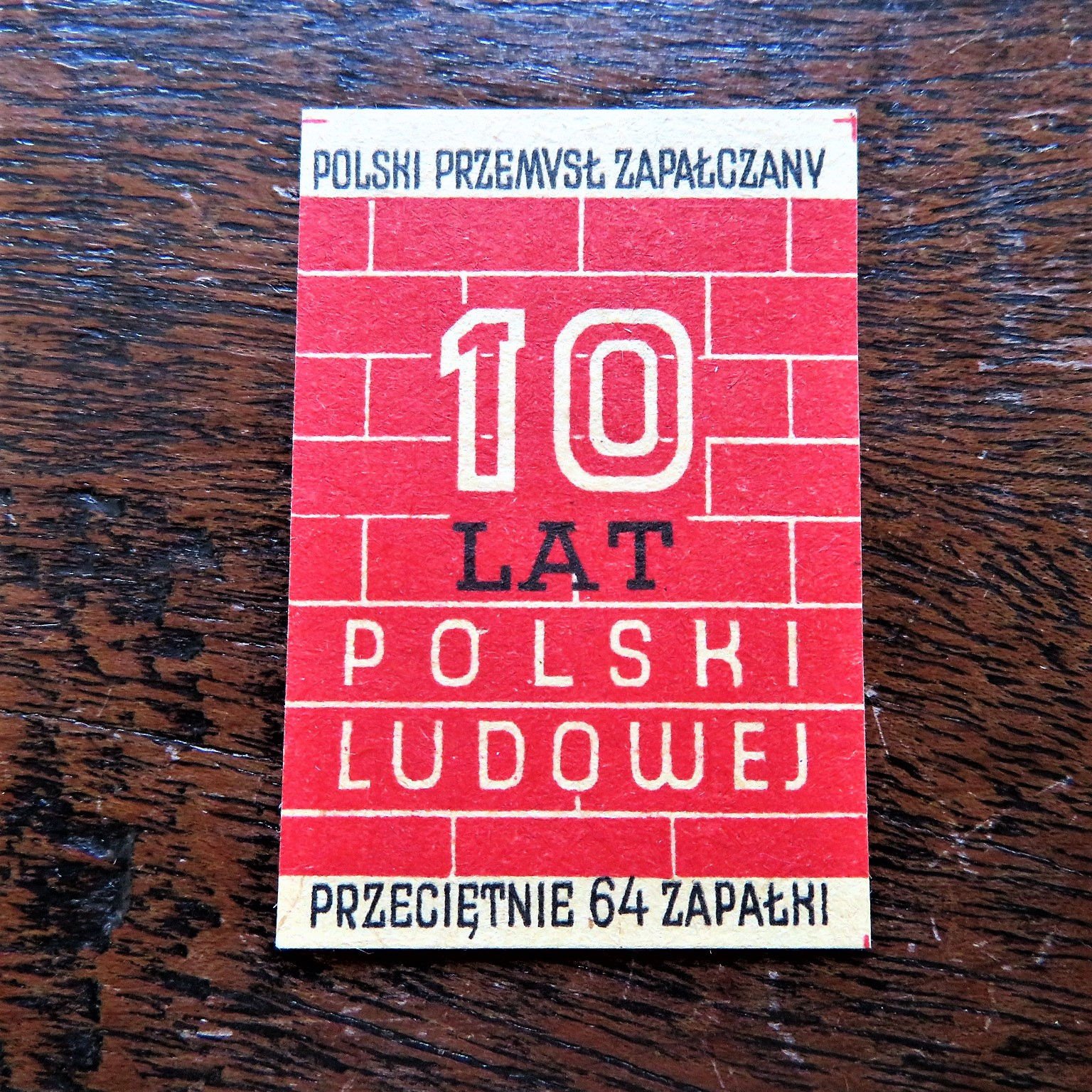Matchbox Label Poland 10 Year Of Polish Folk