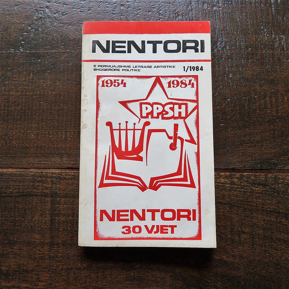 Magazine Albania Nentori No.1 1984