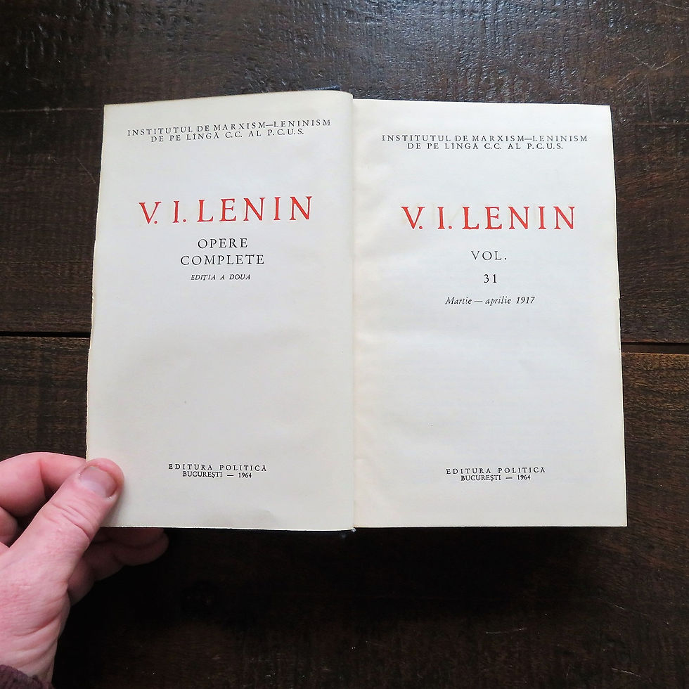 Thumbnail: Book Romania Lenin Opere Complete Vol.31 1964