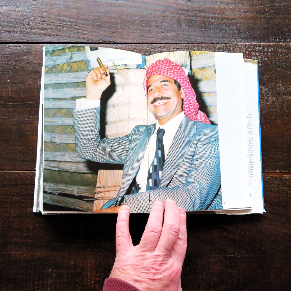 Thumbnail: Book Iraq Saddam Hussein The Fighter, The Thinker, The Man 1980 French Language