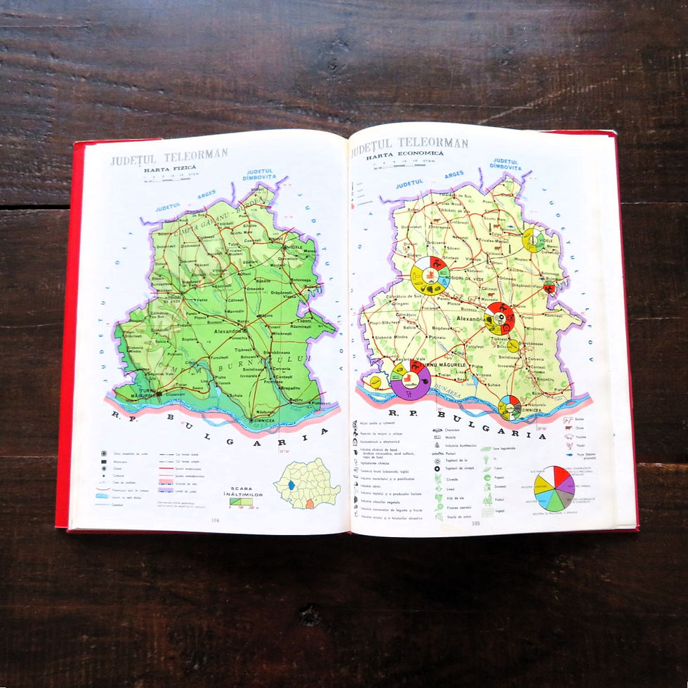 Thumbnail: Book Romania Atlas Of The Counties 1978