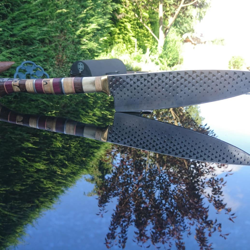 skinny stacked chef knife