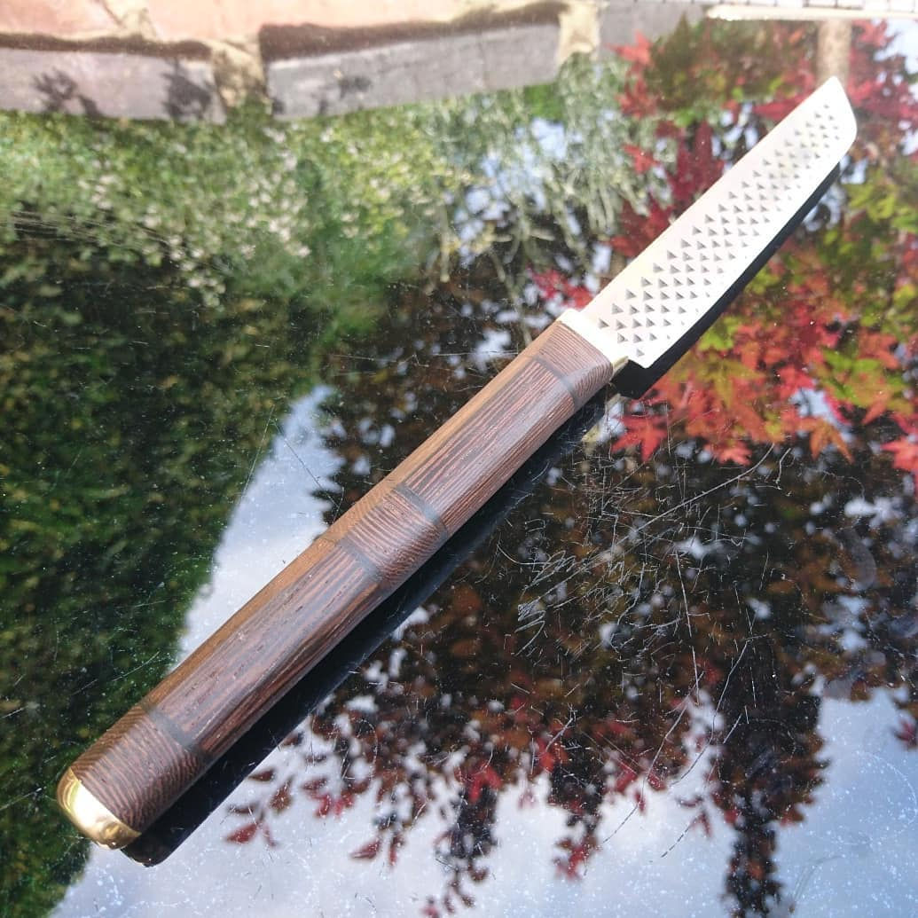 Stacked wenger steak knife