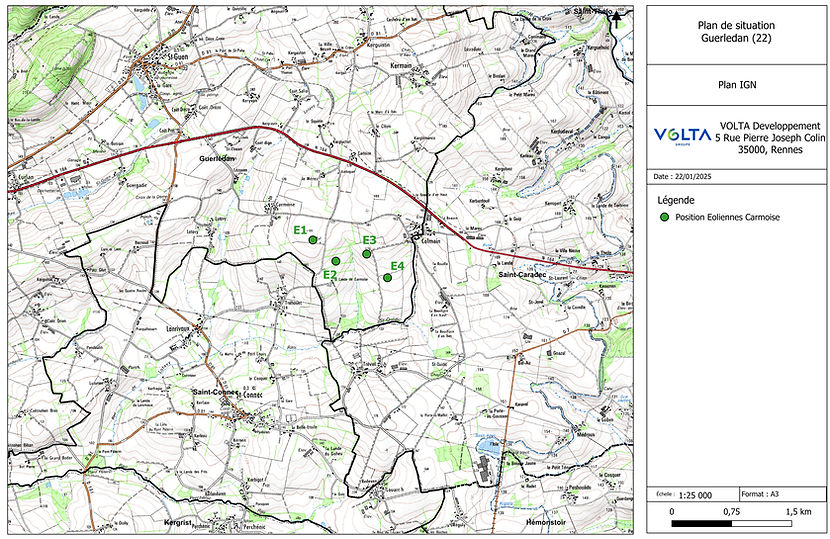 Position éoliennes Carmoise