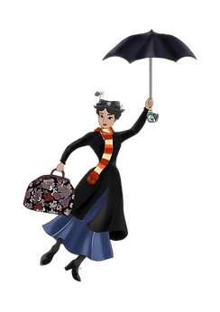 Dessin Mary Poppins