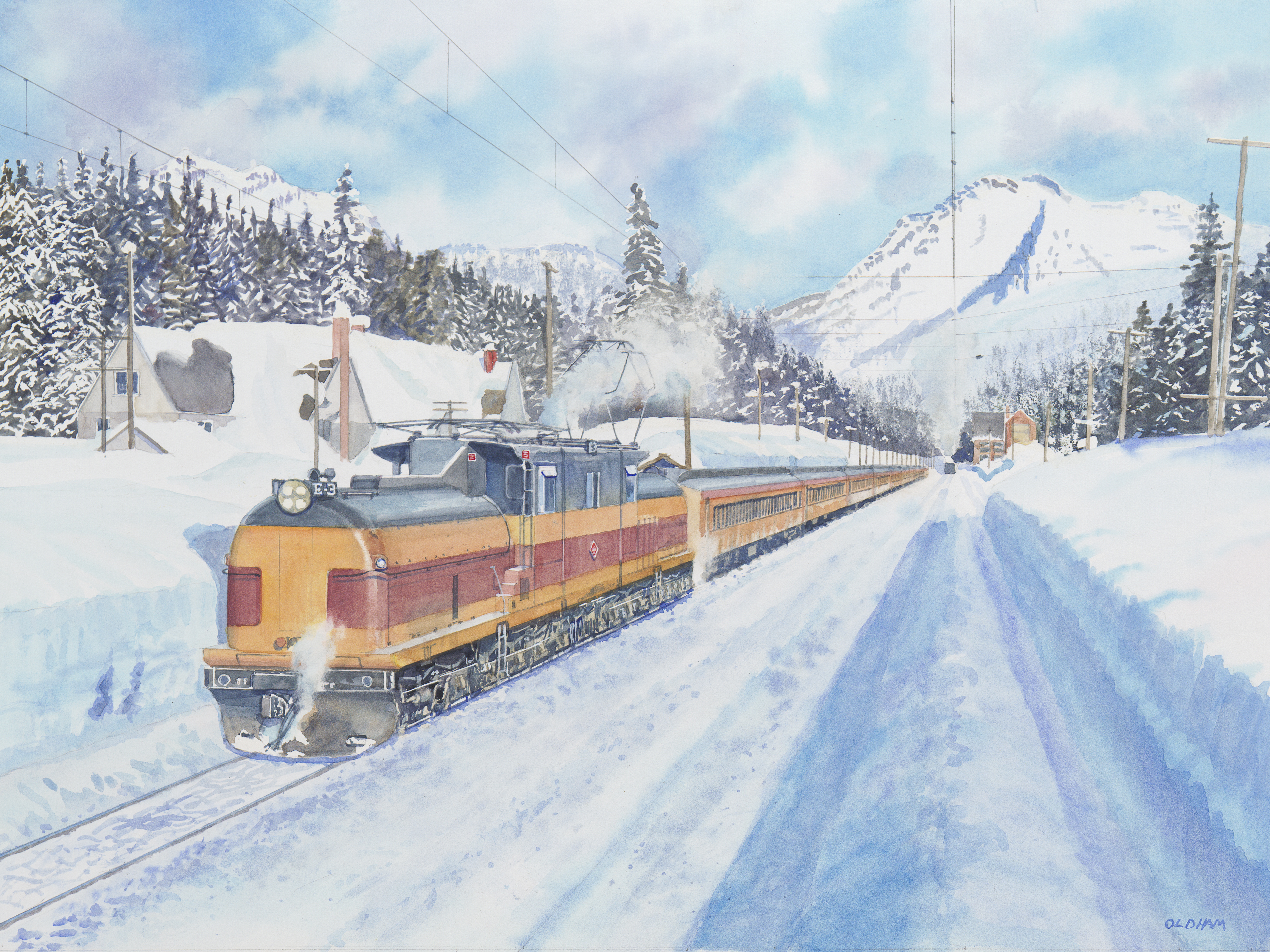 Ski Train at Hyak