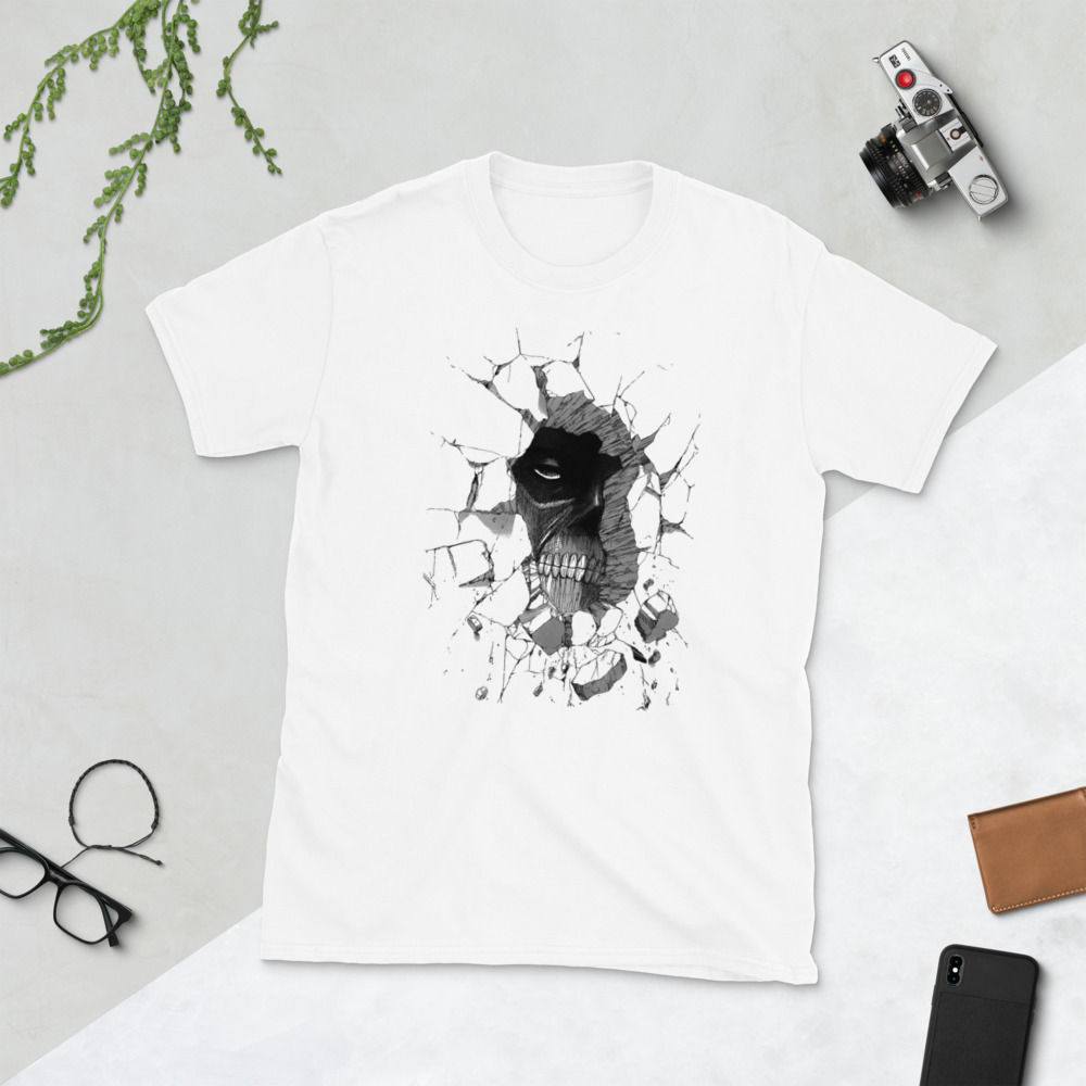 attack on titan T-shirt Unisexe à Manches Courtes