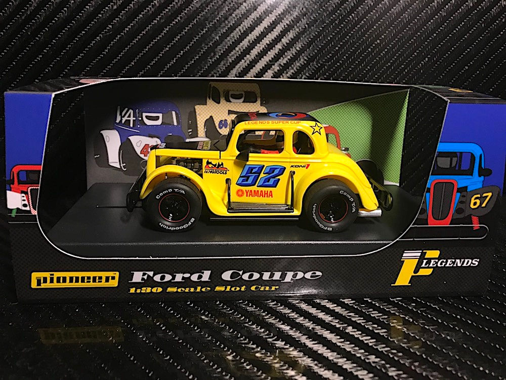 P068 Pioneer Legends Racer, '34 Ford Coupe, Yellow #52
