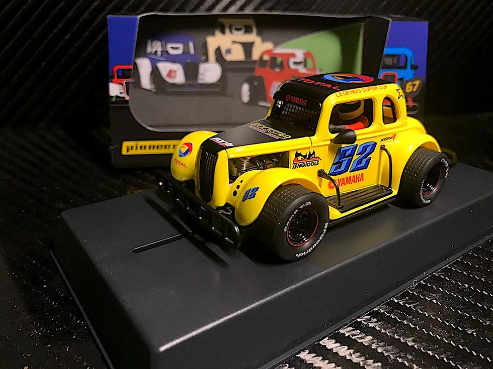 Thumbnail: P068 Pioneer Legends Racer, '34 Ford Coupe, Yellow #52