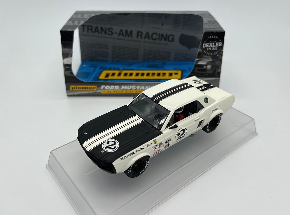 Thumbnail: P132-DS Pioneer 1968 Mustang Trans-Am #2, White, Dealer Special