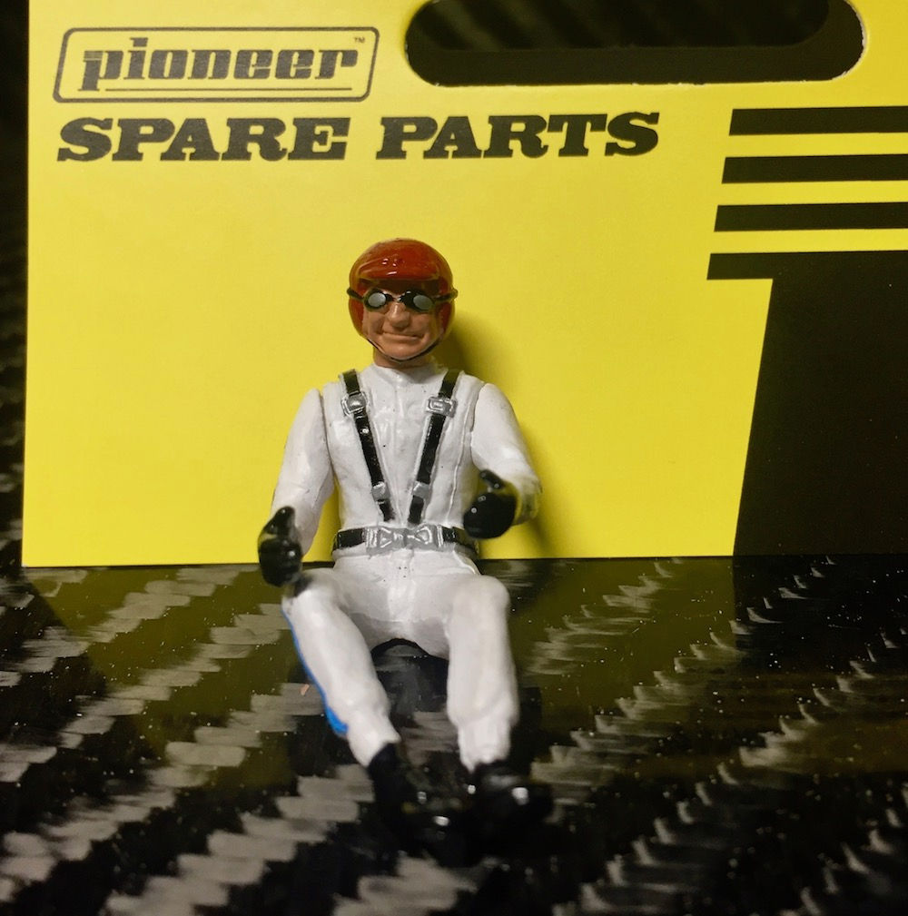 Pioneer Slot Car Painted Driver Figure - FD201548