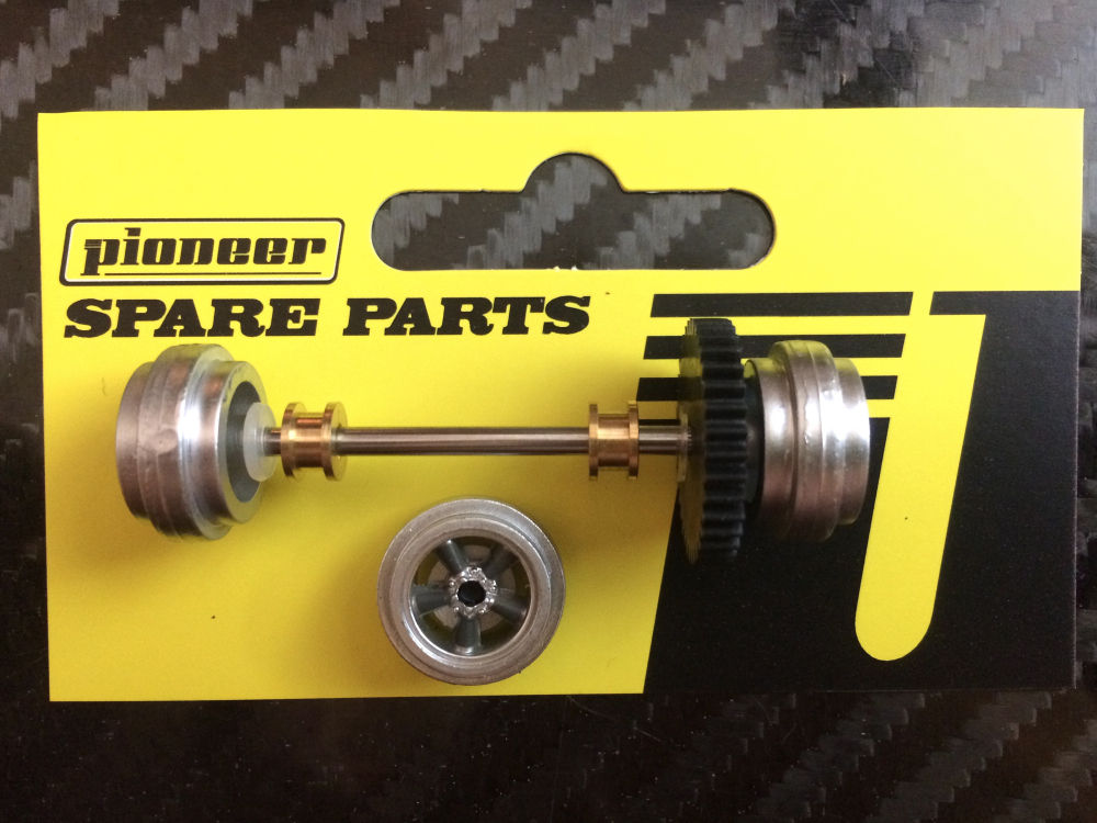 Pioneer American Racing Rear Axle Assembly - Silver/Dark Grey