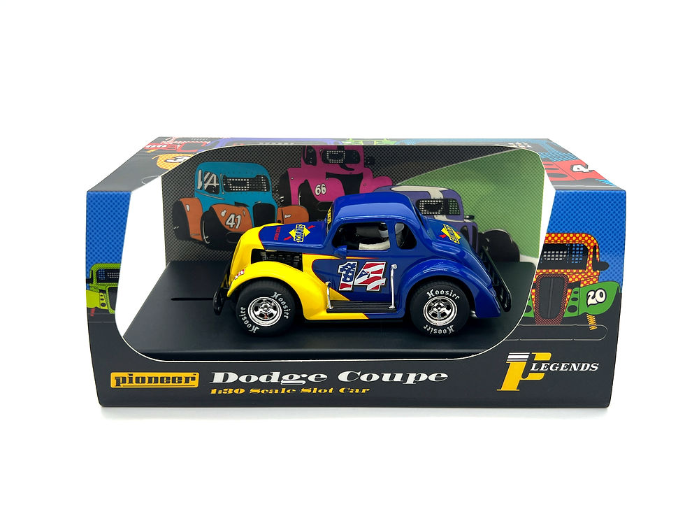 P129 Pioneer Legends Racer, '37 Dodge Coupe, Sunoco #14