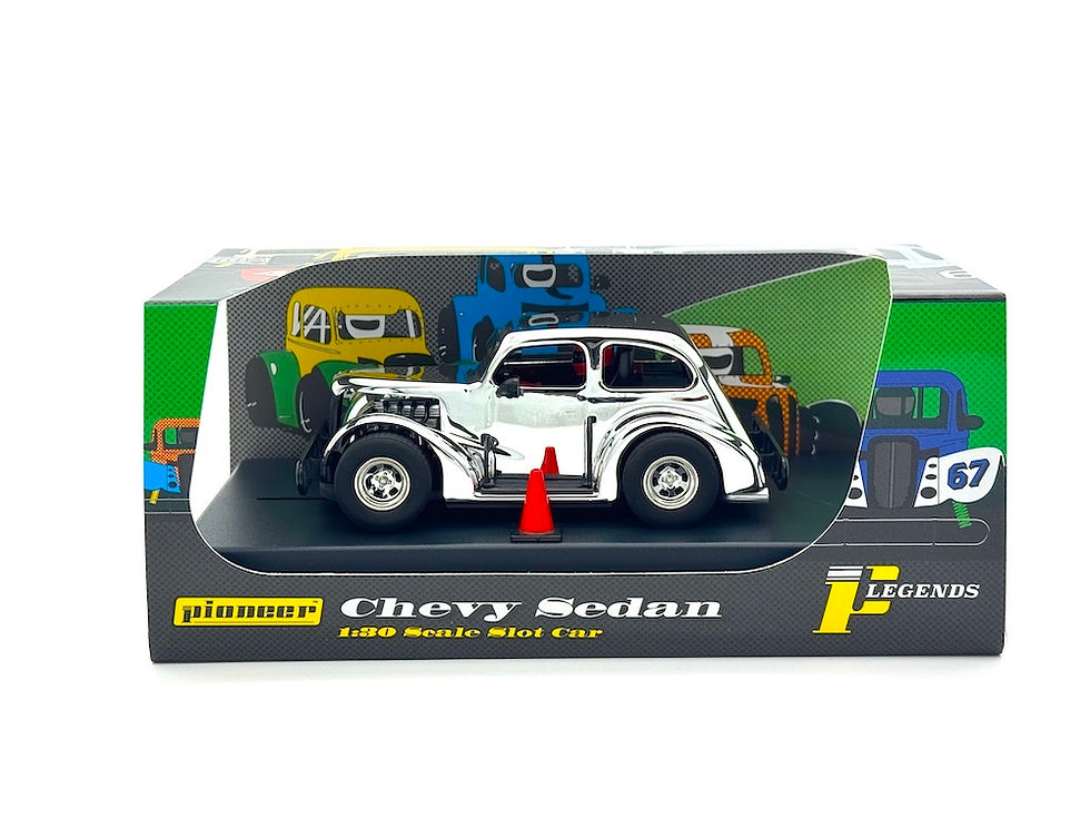 Thumbnail: P191-SE Pioneer Chevy Seden Legends Racer, Chrome Plated, Special Edition