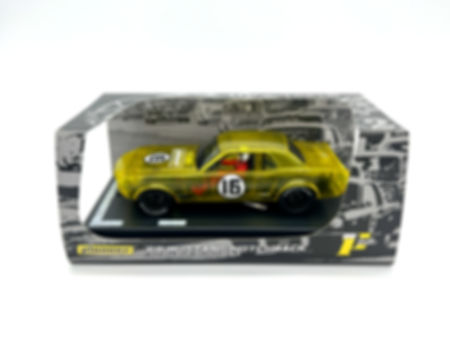 P046 Pioneer Notchback Mustang, X-Ray Racer, Yellow #16