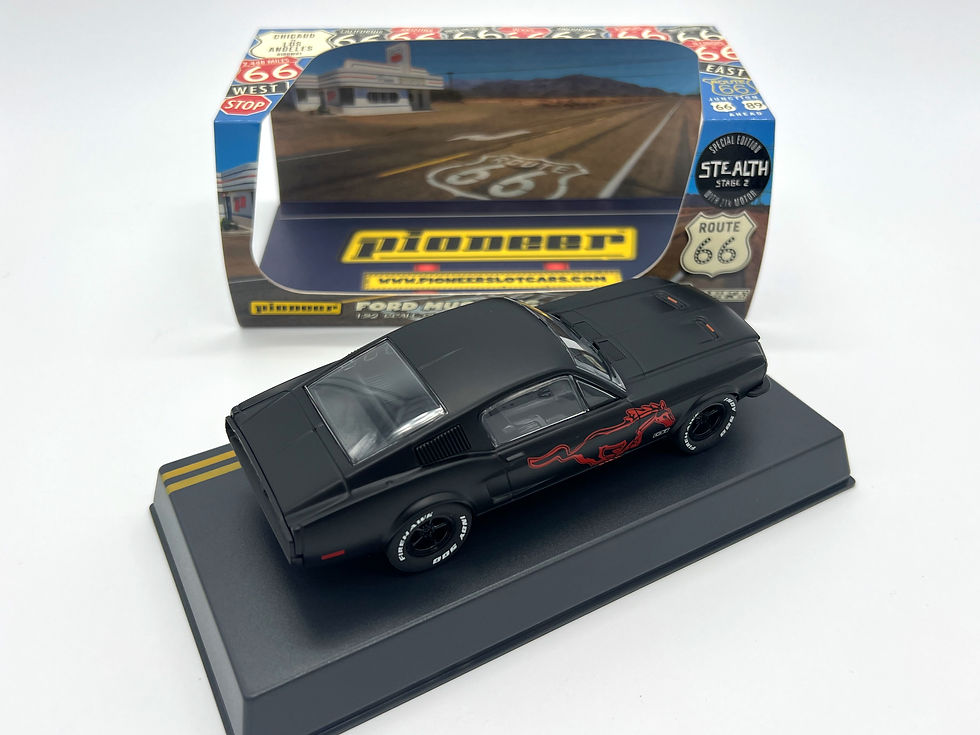 Thumbnail: P064 Pioneer Mustang Fastback GT STEALTH, Red Pony 'Route 66'