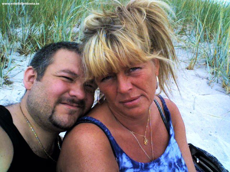 Mia på besök i Skåne - Falsterbo Strand (2005). Här sattes första planerna i verket...