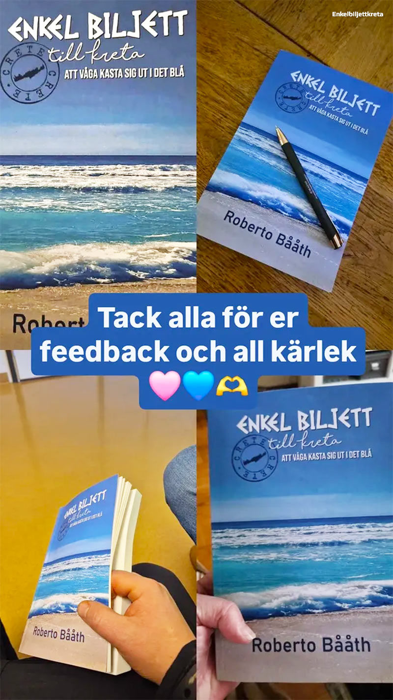 Ett enormt Stort tack till alla som har köpt boken..