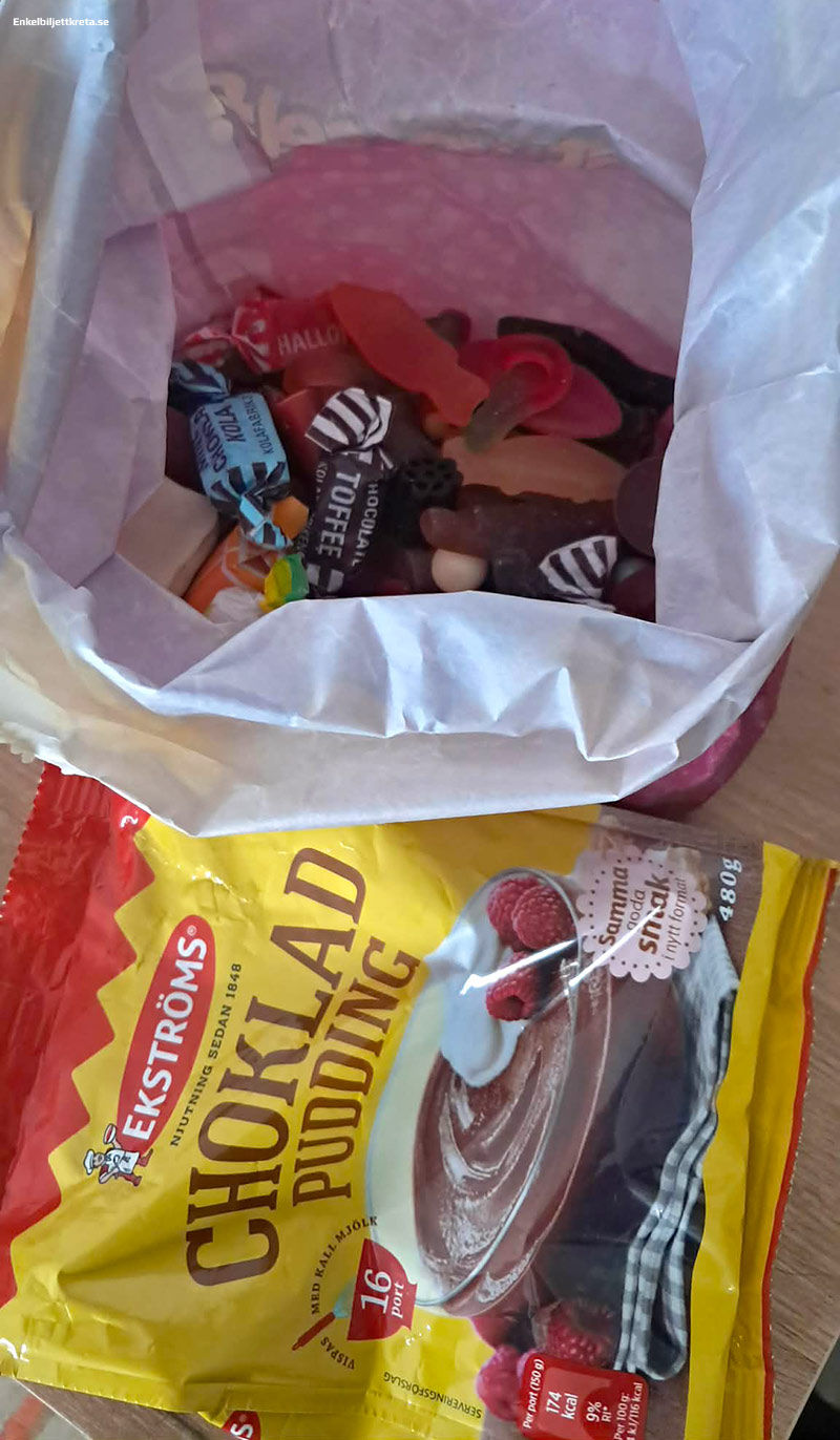 Är det familj och vänner som lockar till Sverige? Eller är det lösgodis och annat gott-i-gott?
