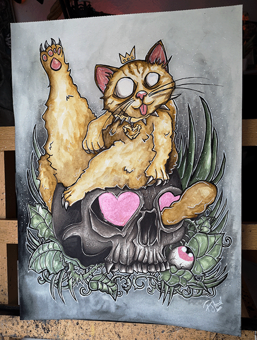 Thumbnail: Herzogin, Original Kunstwerk