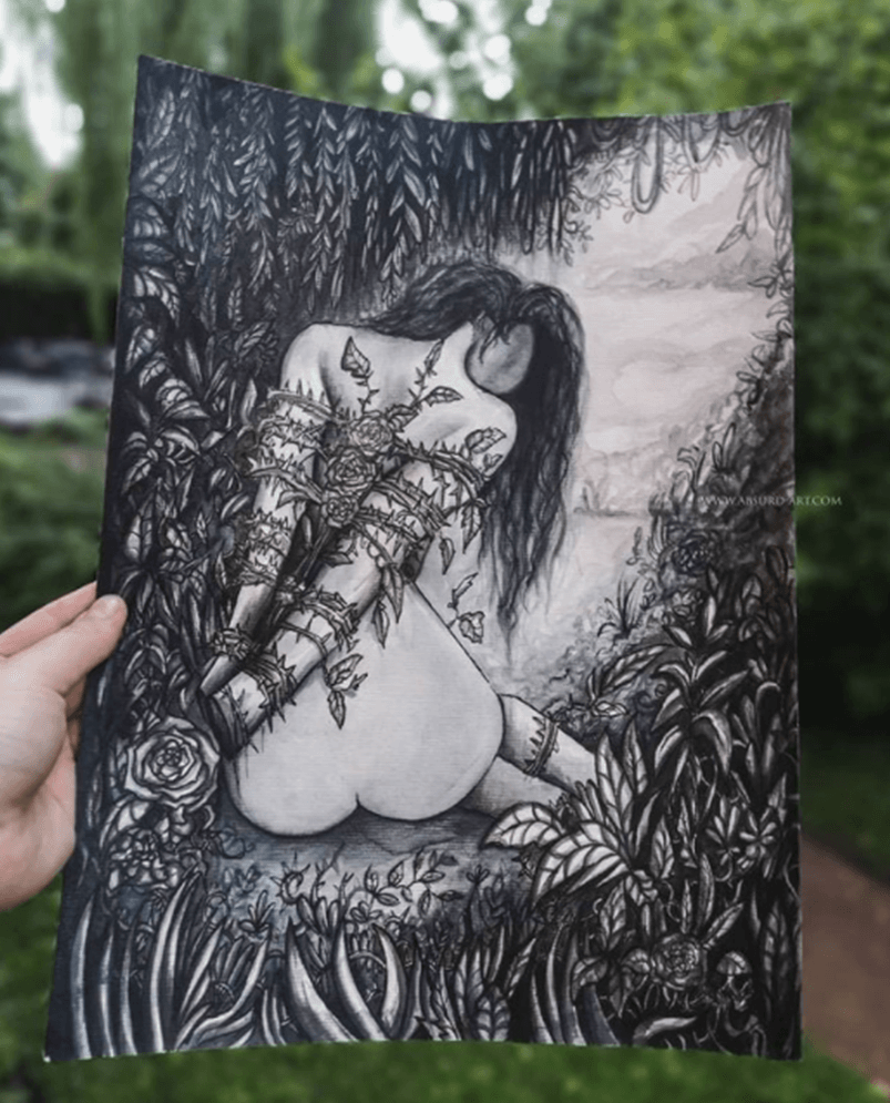 Thumbnail: Seelenfessel, Original Kunstwerk