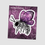 Miniaturbild: Vinyl Sticker Biene Knochentierchen lila