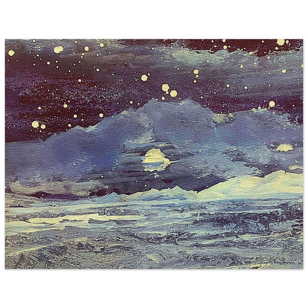 Thumbnail: Between Worlds – Fine Art Watercolor Print