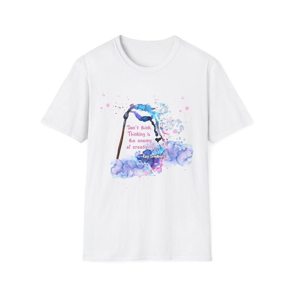 Creative Mind T-Shirt - "Don't Think, Create" Inspiring Design