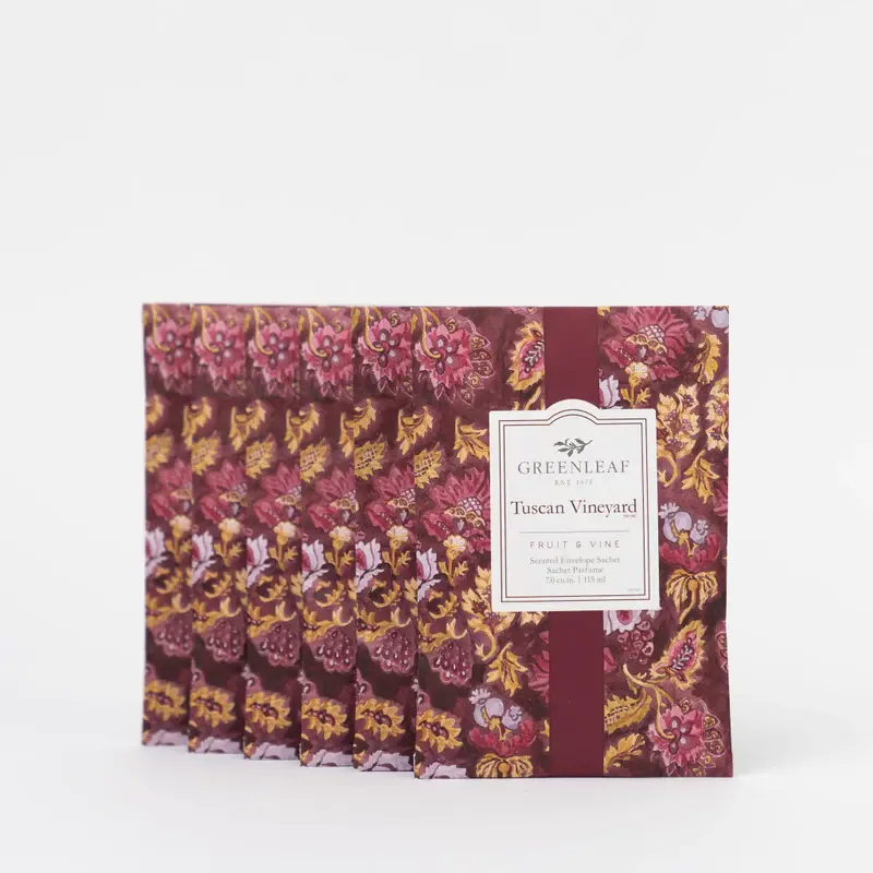 Tuscan Vineyard Large Sachet Pack of 6