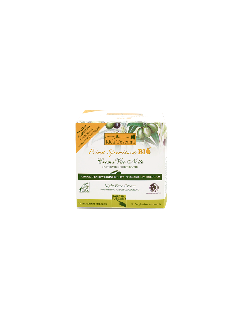 IDEA TOSCANA Nourishing Night Face Cream Prima Spremitura Bio 60ml