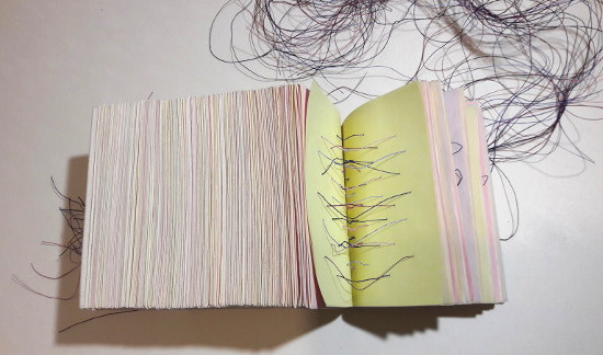 peau de cellulose, livre objet Amélie Doussot