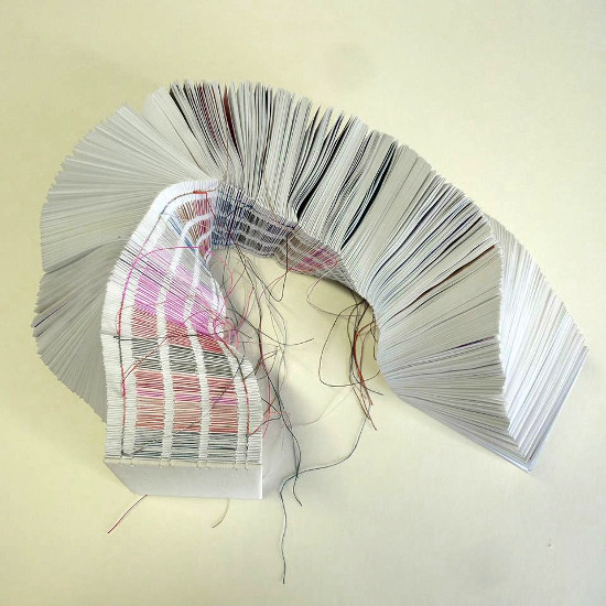 nuancier, livre objet Amélie Doussot