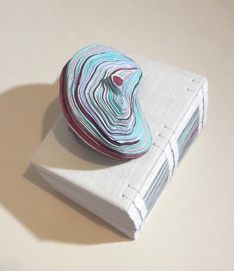 Coeur cousu. Livre objet Amélie Doussot