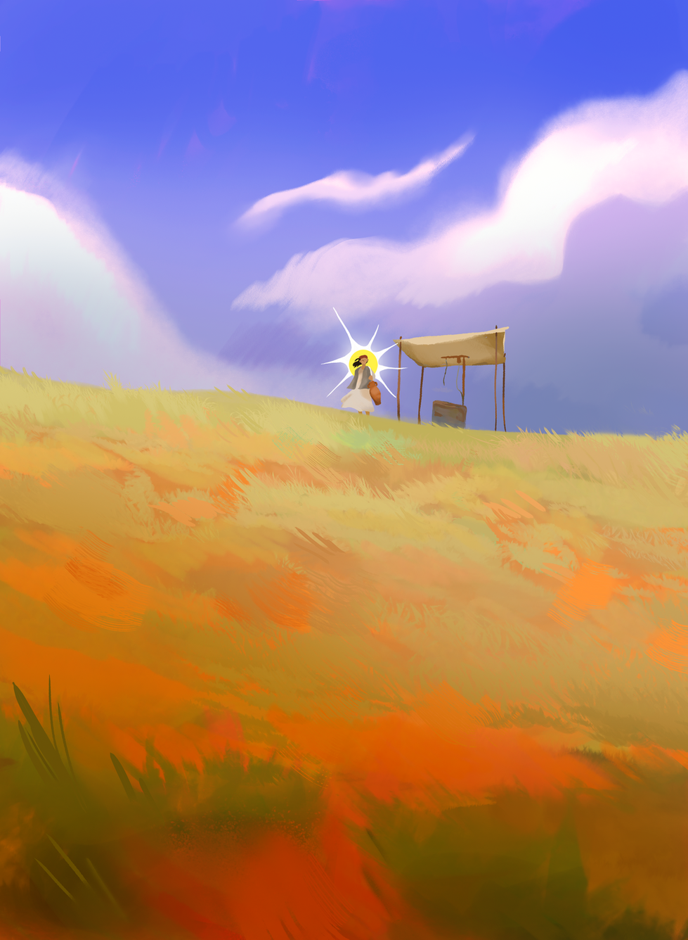 The woman at the well. 