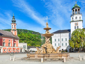 "Sound of Music" and Sculptures in Salzburg