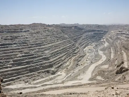 A Massive Open-Pit Uranium Mine