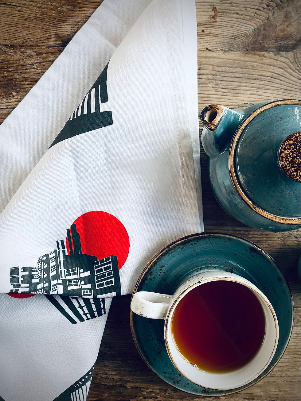 Thumbnail: Brutalist London Screen Printed Tea Towels
