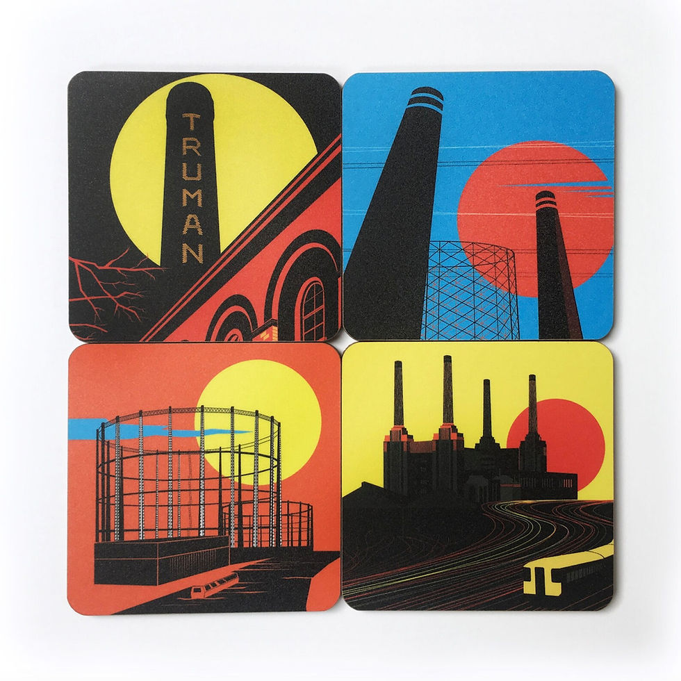 Thumbnail: Hackney Gasholders Coaster