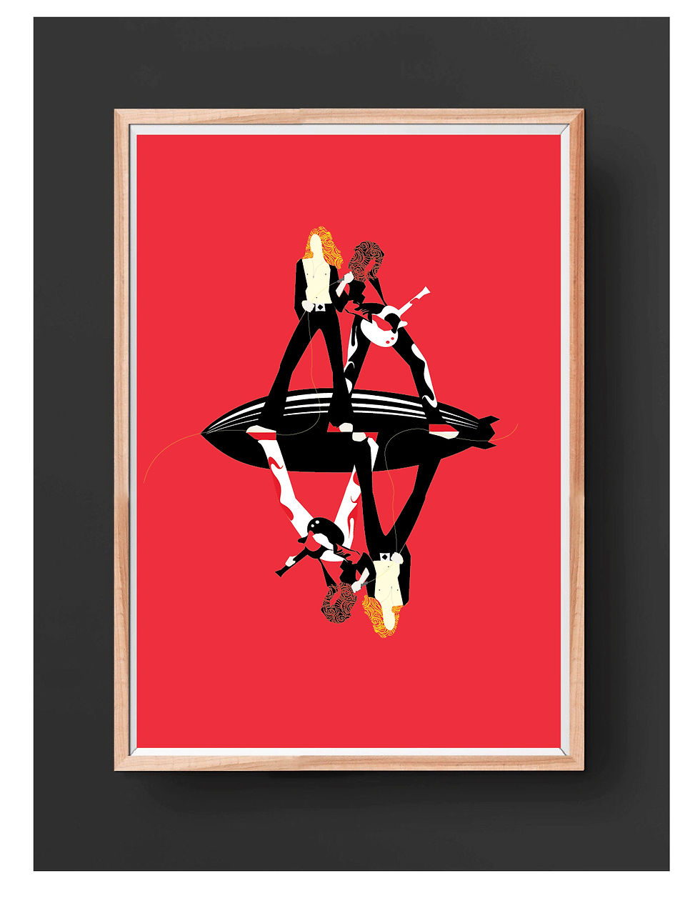 Thumbnail: Led Zeppelin Whole Lotta Love Art Print