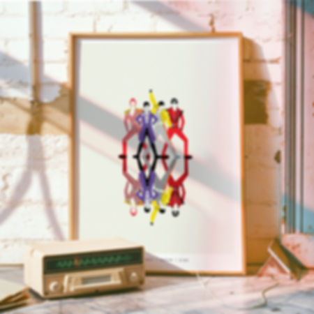 Legends of Rock art Print