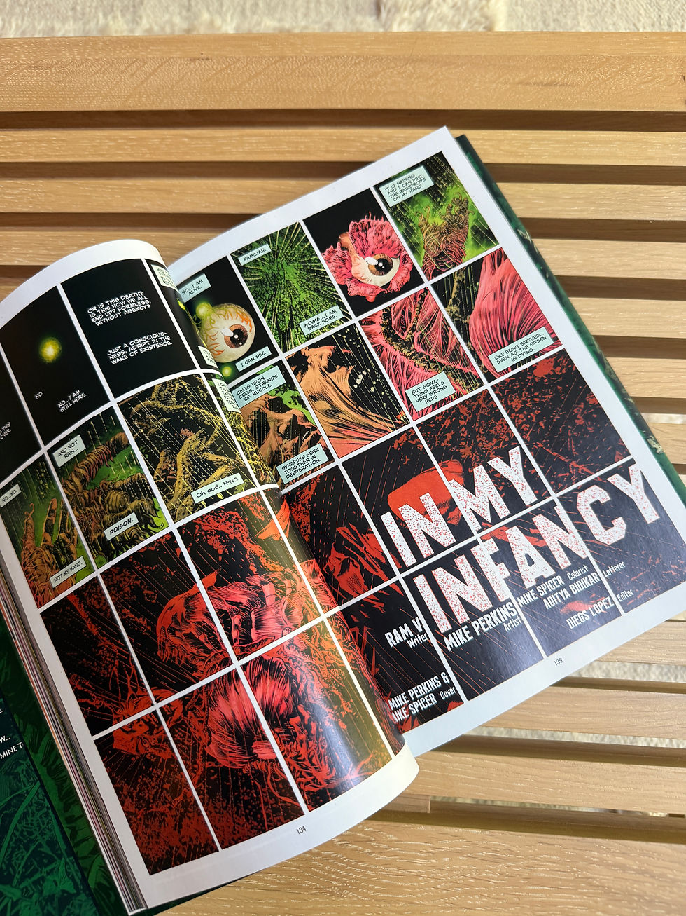 Thumbnail: The Swamp Thing Omnibus. Signed by Ram V. Art by Mike Perkins.